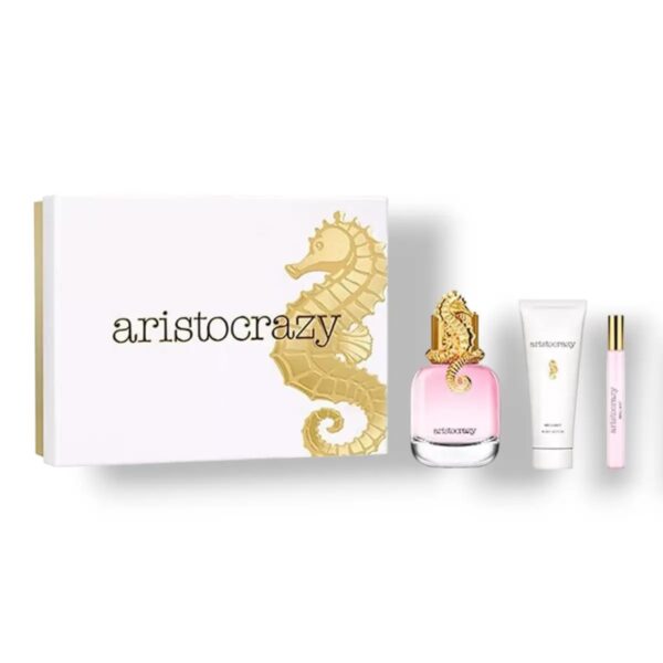 Aristocrazy Brilliant Edt 80ml + Lait 75ml + 10ml miniature – Image 2