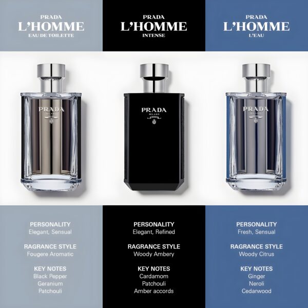Prada L'Homme 100ml EDT – Image 4