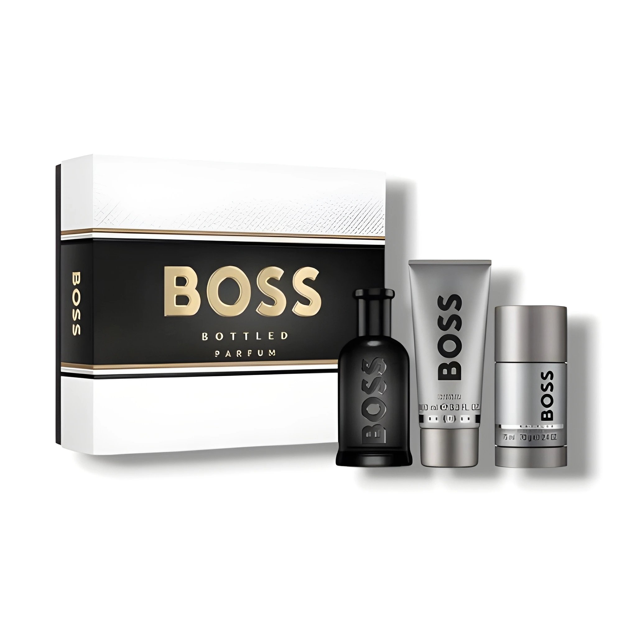 Coffret Hugo Boss Bottled parfum 100ml+Gel Douche + stick 75ml
