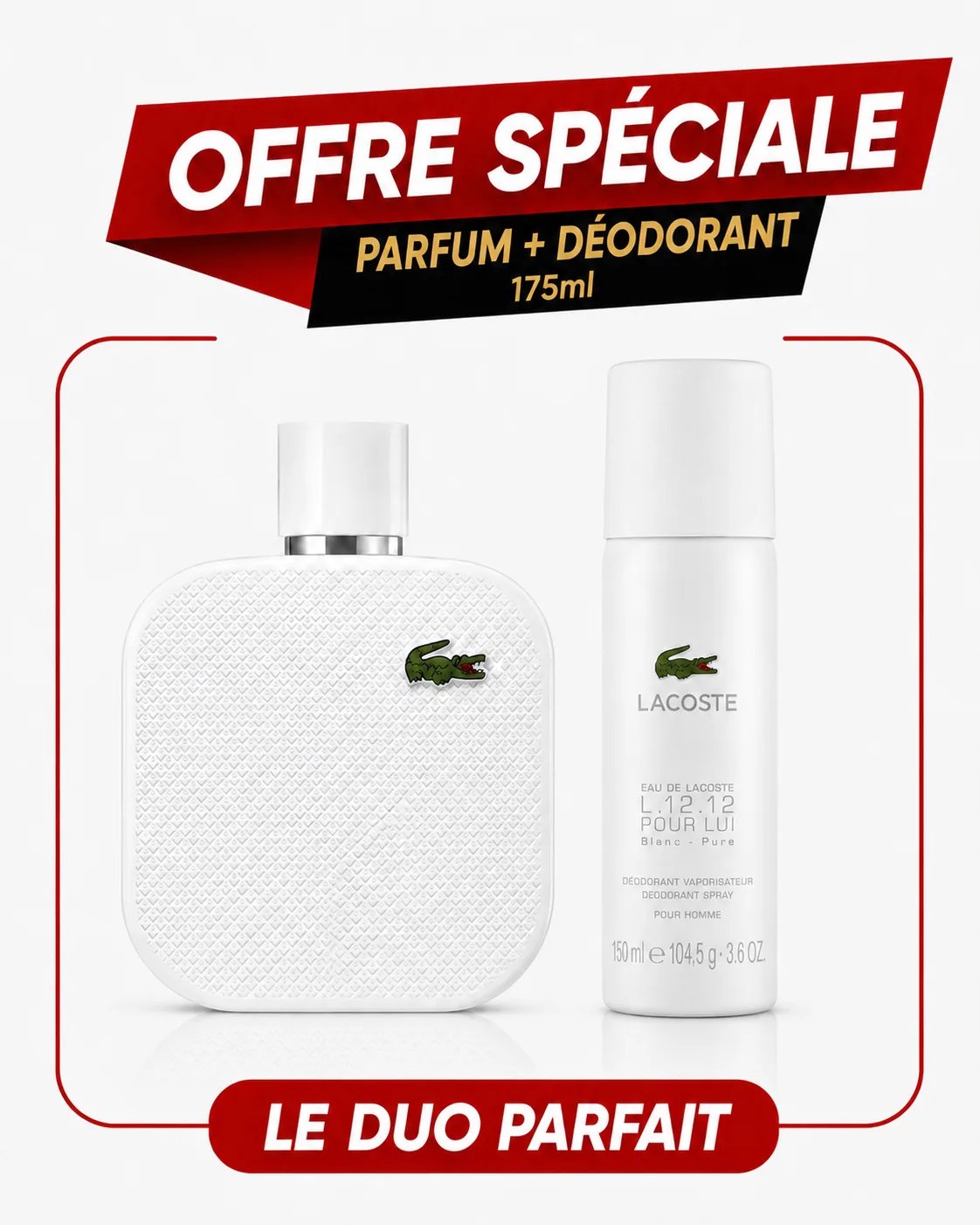 Pack promo Lacoste l.12.12