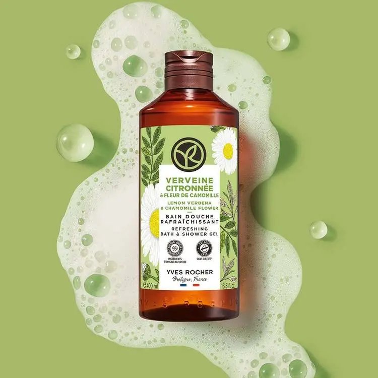 Gel Douche Verveine Citronnée & Fleur de Camomille 400ml – Image 2
